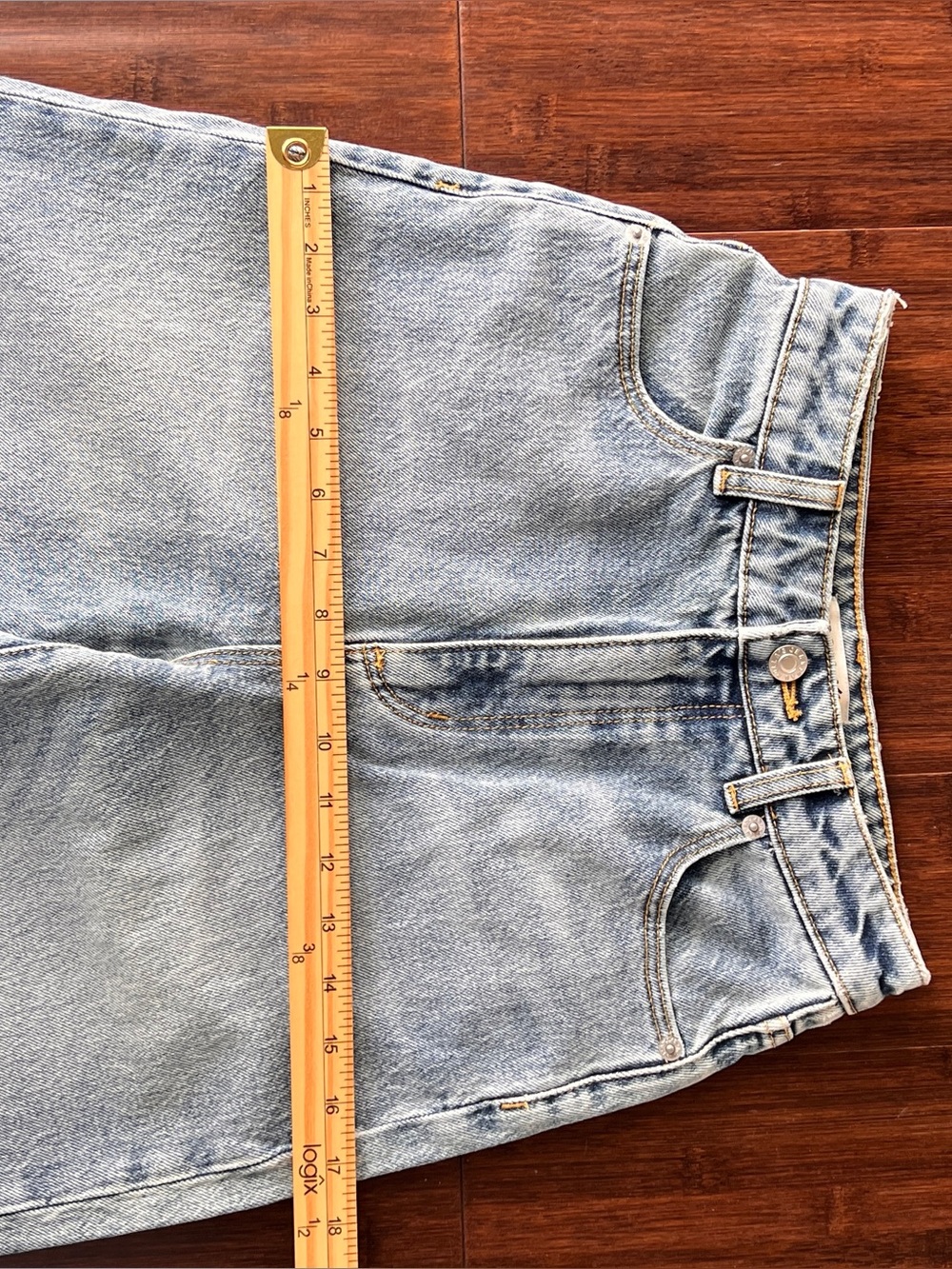 Rolla’s Denim Jeans 25x28 High Rise Wide Leg Faded - Picture 3 of 9